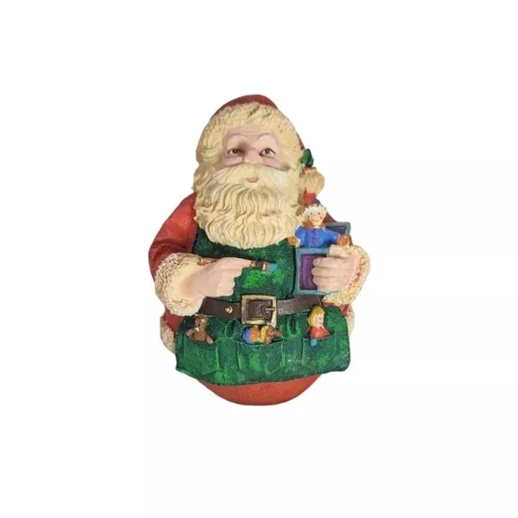 Russ The Legend of Saint Nicholas Sculpt Stone Santa Figurine Holiday #14101 Vtg - Picture 1 of 8